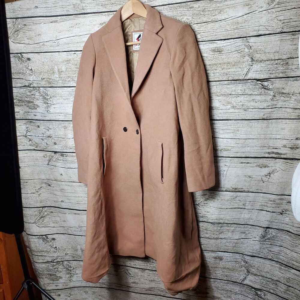J4 Jacket Brown Pea Coat Size Small NWT